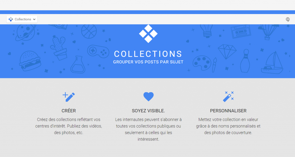 Collections - Le Pinterest de Google
